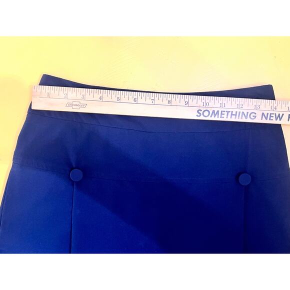 L'Etoile Sport Button-Embellished Poplin Mini Golf Skirt Black Womens Size XS - Picture 9 of 10